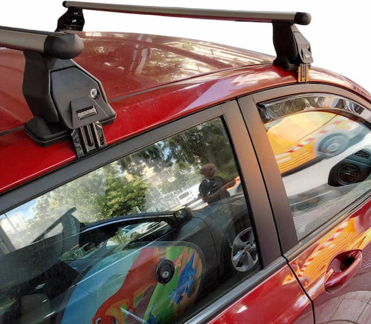 Menabo Car Roof Bars Roof Box Menabo Tema Aluminum Locks Hyundai I10 2013>2019 2 Pieces Mb.hi10.02
