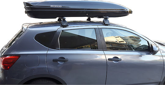 Menabo Kit Bars Legs Menabo Roof Box Menabo Mania 460lt Nissan Qashqai 2007-2014 3 Pieces Mb.nqashqai.15