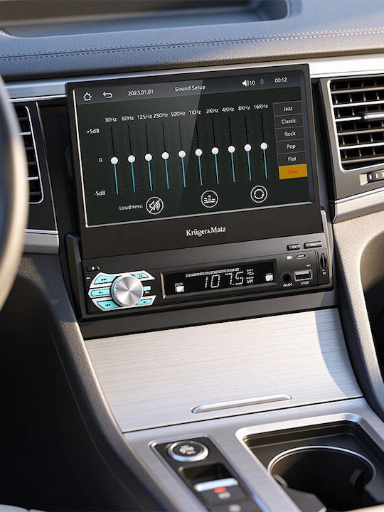 Car Radio Kruger&matz Km2018 7" Retractable Screen Carplay Androidauto