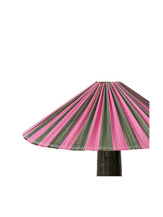 HK Living Tischlampe mit Hut und grüner Basis