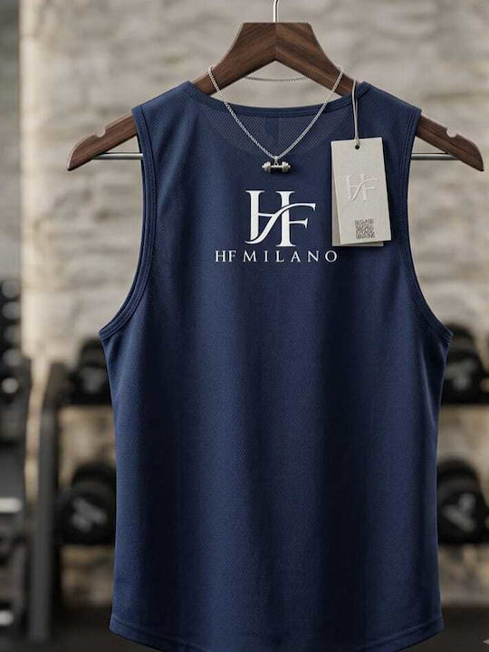 Sportliches T-Shirt Marineblau Herrenblusen