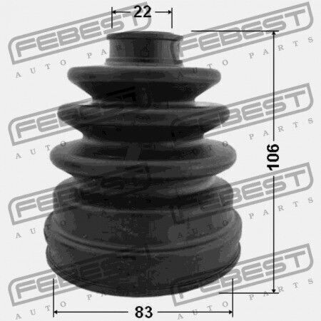 Febest Frontsystem Für Nissan Almera Uk N16e 2000.02-2006.11 El 39741-01e89