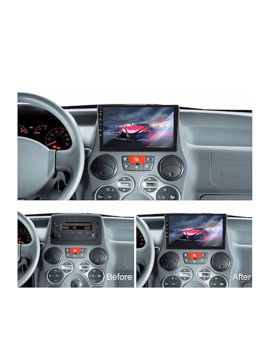 Lenovo Lenovo Auto-Audiosystem Für Fiat Panda 2003-2012 Bluetooth USB Eingebautes Wi-Fi GPS Apple CarPlay Android Auto Mit 9 Zoll Touchscreen SSR 10139 CPA