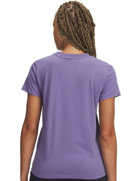 Off Campus Core Ss Damen Bluse Baumwolle Kurzärmelig Lila