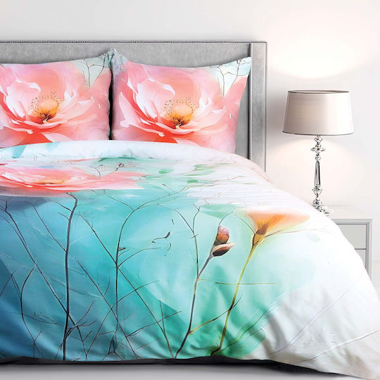 Darymex Σετ Ημίδιπλη 180x200cm Floral Abstraction