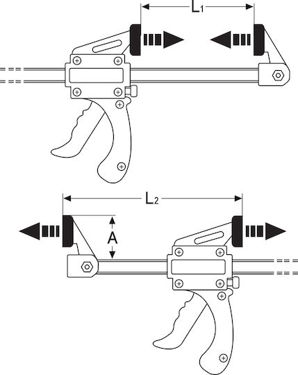 Automatic Clamp 600x63 Mm 2 Pieces
