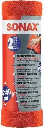 Sonax Car Microfiber Cloth Body & Polishing 40x40cm Set 2 Pieces
