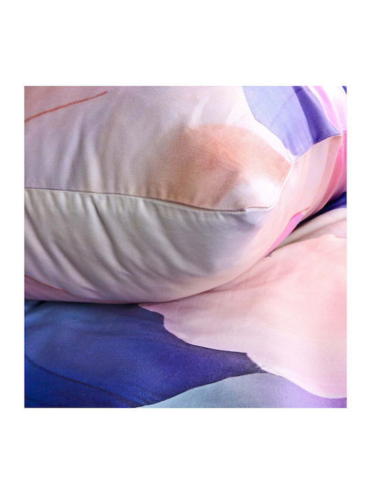 Darymex Cotton Satin Duvet Cover Set 140x200cm Single With Pillowcase Pastel