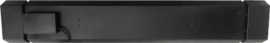 Ambianzza Wandmontierter LED Dimmerschalter 800W in Schwarz