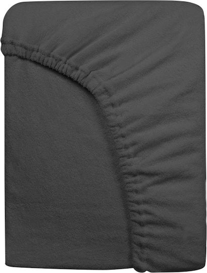 Darymex Bed Sheet Double With Rubber Hugger 160x200cm Anthracite