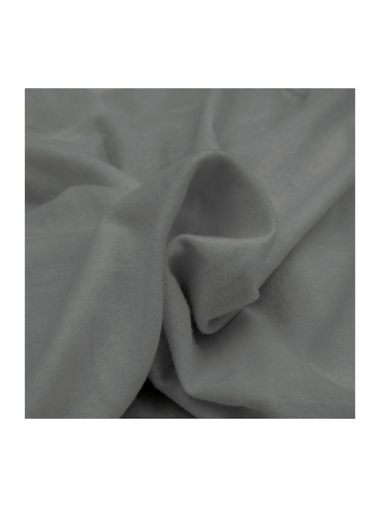 Darymex Cearceaf De Pat Single Cu Hugger Din Cauciuc 90x200cm Gri