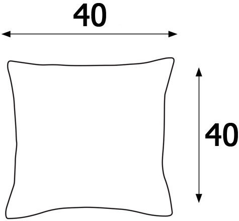 Darymex Μαξιλαροθήκη Κιτρινοπράσινα 40x40εκ.