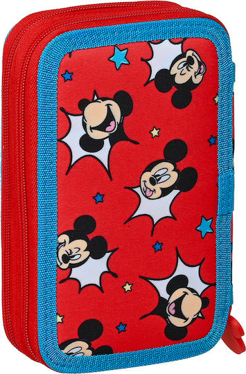 Safta Happy Smiles Mickey Mouse Filled Pencil Case