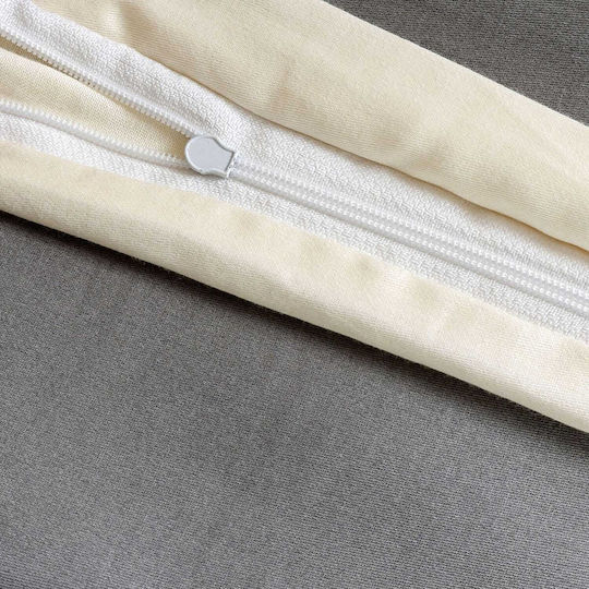 Darymex Cotton Duvet Cover Set 220x200cm Double With 2 Grey Brown Pillowcases