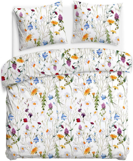 Darymex Cotton Duvet Cover Set 180x200cm Double With White Pillowcase