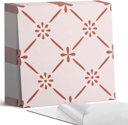 Wandsticker Pvc Design Ein Raum Elegantes Blumenmuster 20x20x20 cm