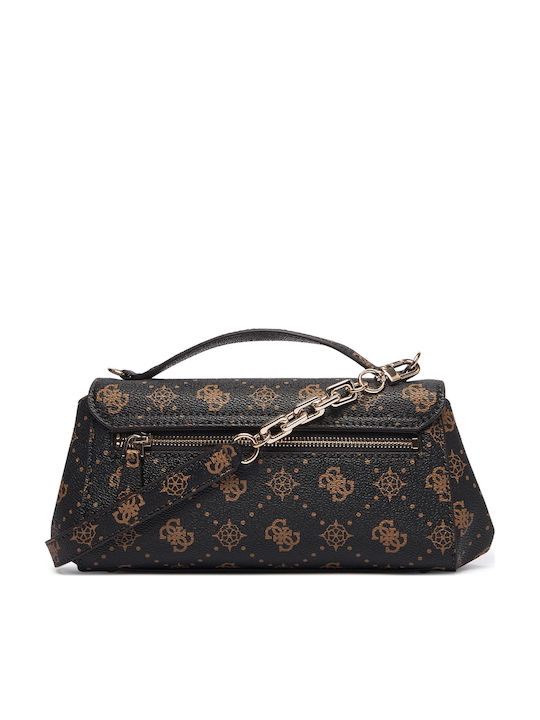 Guess Flap Women's Shoulder Bag Brown