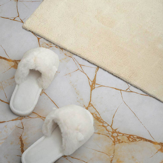 Vinyl Floor Sticker Kitchen Graphics 100x50 Cm Elegant Marble Design