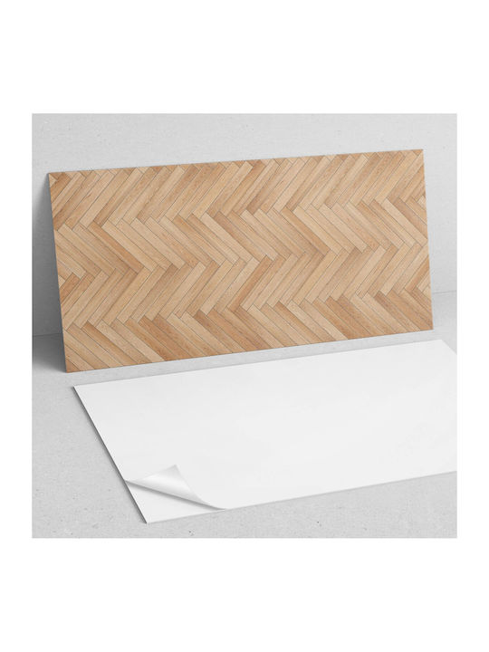 Wandsticker Pvc Muster Idealer Boden Fischgrät 120x60 cm