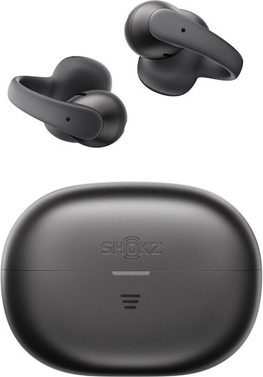 Shokz OpenDots Air Open Ear Bluetooth Handsfree Headphones with Sweat Resistance and Charging Case Black