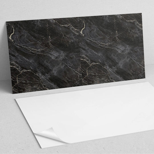 Autocolant de Podea din Vinil Imprimat 100x50 Cm Marmură Elegantă Portante