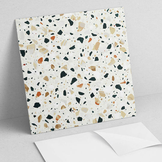 Set Of Vinyl Floor Tiles Stone Pattern On Background 20x20x20 Cm