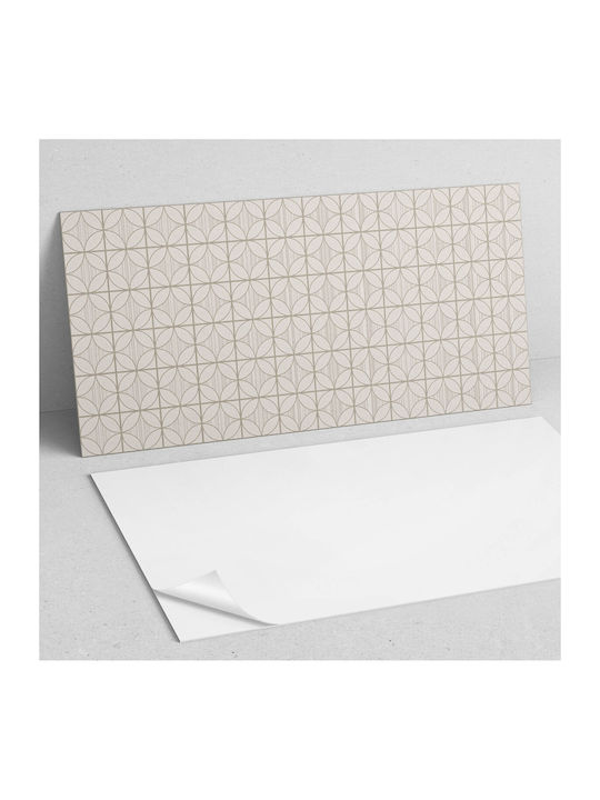 Panou Decorativ De Podea Din Vinil 120x60 Cu Model Geometric Cu Cercuri