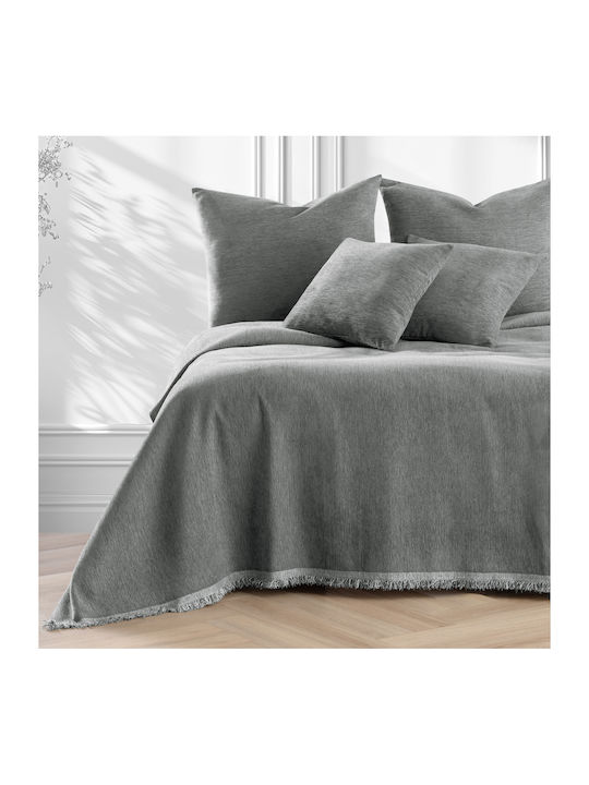 Filumi Filumi Tagesdecke Übergröße aus Polyester Graues 220x240cm