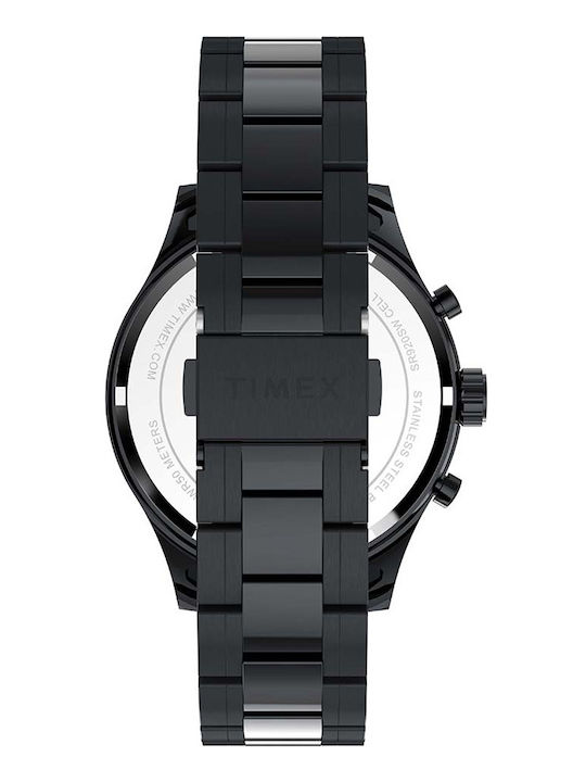 Timex Men's Watch 43mm Battery with Black Metal Bracelet