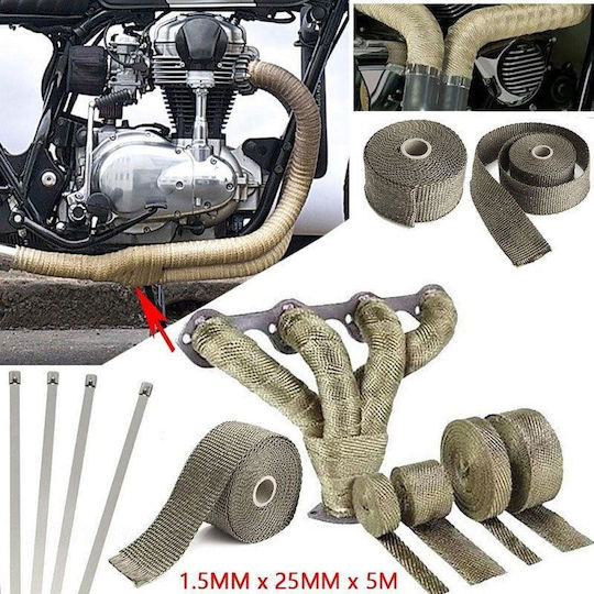 Bandă termoizolantă pentru gâtul evacuării Exhaust Insulating Wrap Cool It Thermo Tec