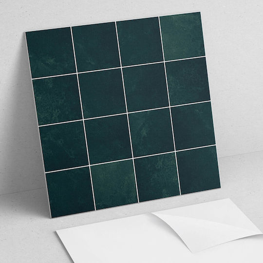 Set of Vinyl Tiles Decorative Kitchen Or Bathroom Geometric Tile Design 20x20x20 Cm