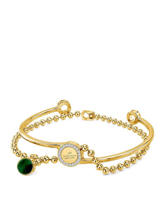 Rebecca Rebel Women's Bracelet made of Brass Gold Plated