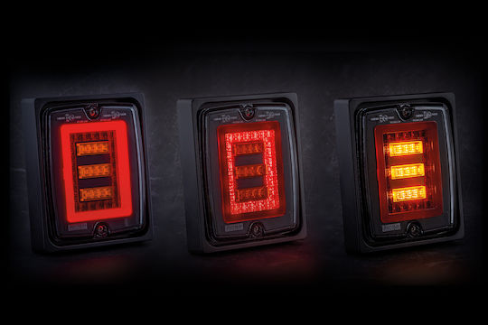 Rear Trailer Light Led Neon 3 Functions 12 24v Fristom