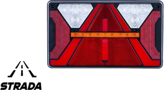 Set Rear Trailer Lights Ledneon 5 Functions 12/24V Horpol