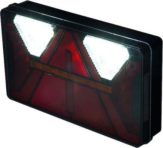 Set Rear Trailer Lights Ledneon 5 Functions 12/24V Horpol