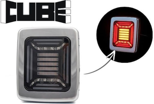 Rear Trailer Light Led Neon 3 Functions 12 24v Horpol