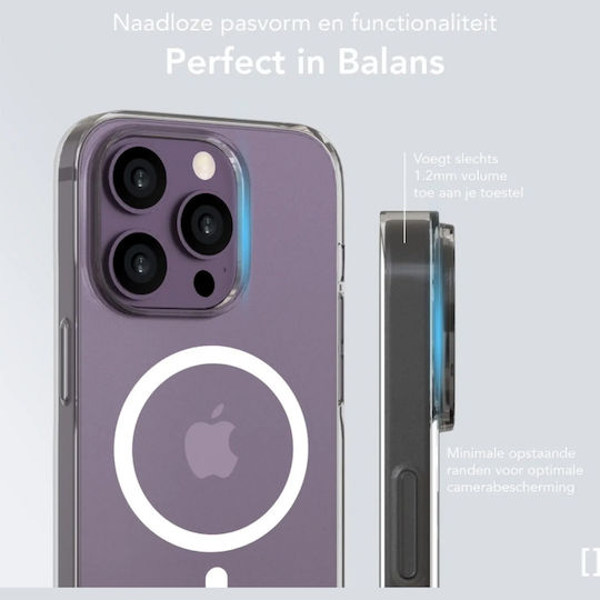 Nekit Задна Корица Пластмаса 1.2мм Прозрачен iPhone 14 Pro