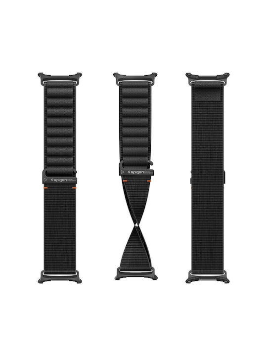 Spigen Wbf1 Tragbare Bänder Stoff Schwarz Galaxy Watch Ultra / Ultra 2