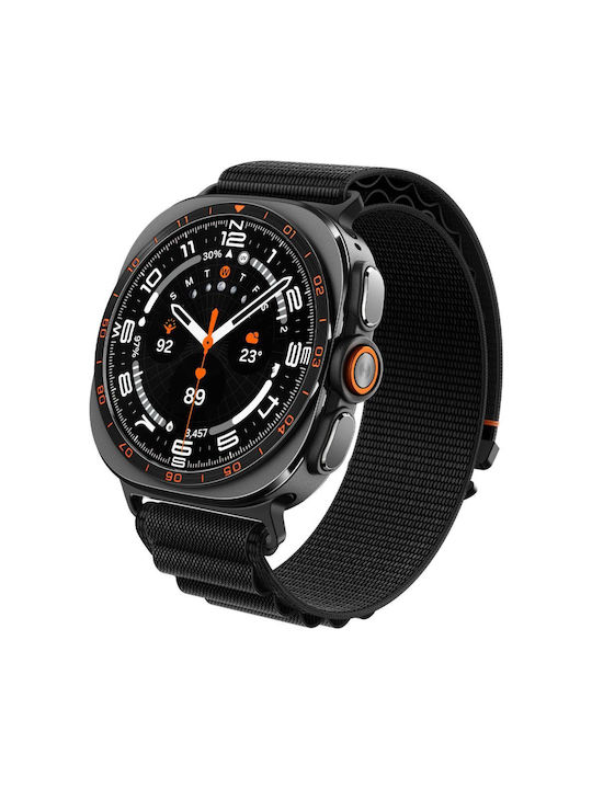 Spigen Wbf1 Tragbare Bänder Stoff Schwarz Galaxy Watch Ultra / Ultra 2