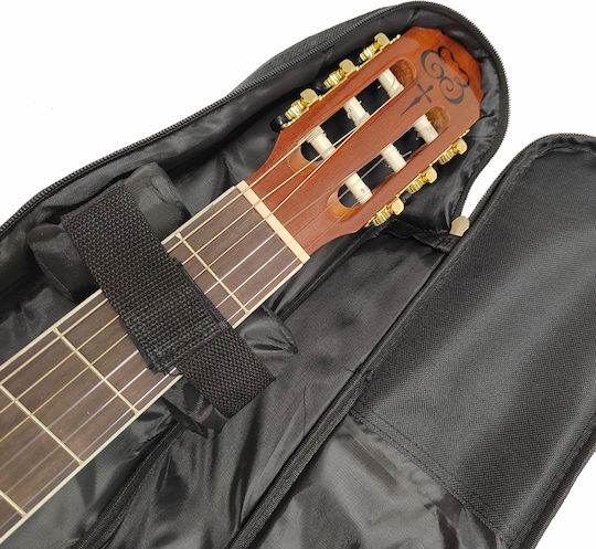 Kera Audio Klassische Gitarrentasche 4/4 Gepolstert Schwarz