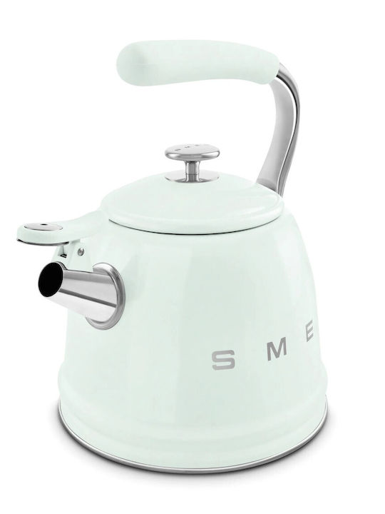 Smeg Кетъл Неръждаем Зелен 2300ml