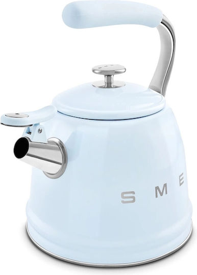 Smeg Βραστήρας Ανοξείδωτος Μπλε 2300ml
