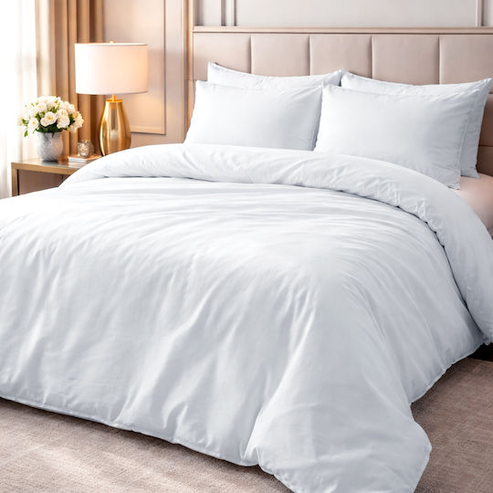 Darymex Παπλωματοθήκη Ξενοδοχείου Polycotton 140x200εκ.