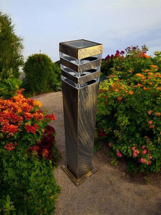 Epiplo-Fos Outdoor Small Post Floor Lamp for E27 Bulb Gold