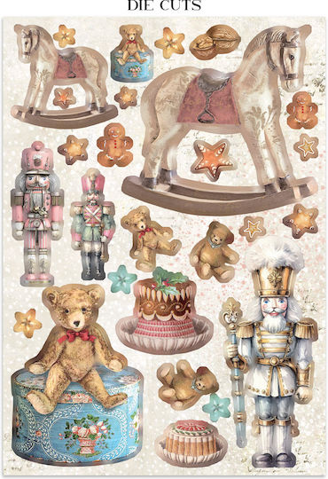 Junk Journal Focus Point Cut-outs Backgrounds Winter Magic