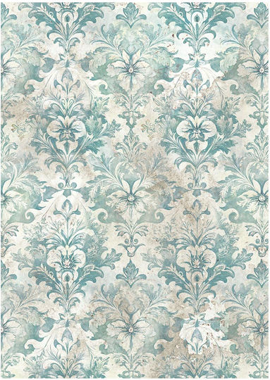 Set 8 Reispapier Decoupage Stamperia 10.5×14.8cm Weiße Weihnachten Hintergründe
