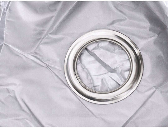 Waterproof Motorcycle Cover 230x130cm Uv Protection Silver Size L