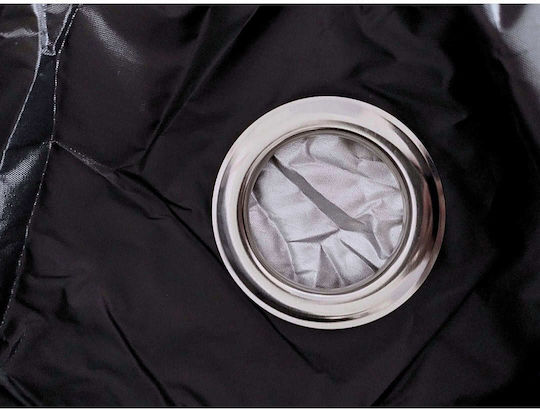 Waterproof Motorcycle Cover 240x130cm UV Protection Size XL Black
