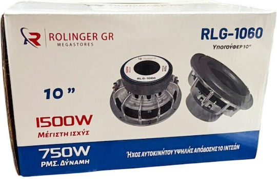 Auto-Audio-Subwoofer 10 Zoll 1500W Rlg-1060