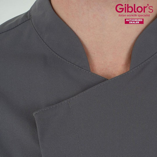 Giblor's Giblor's Kochjacken Grau Giorgio
